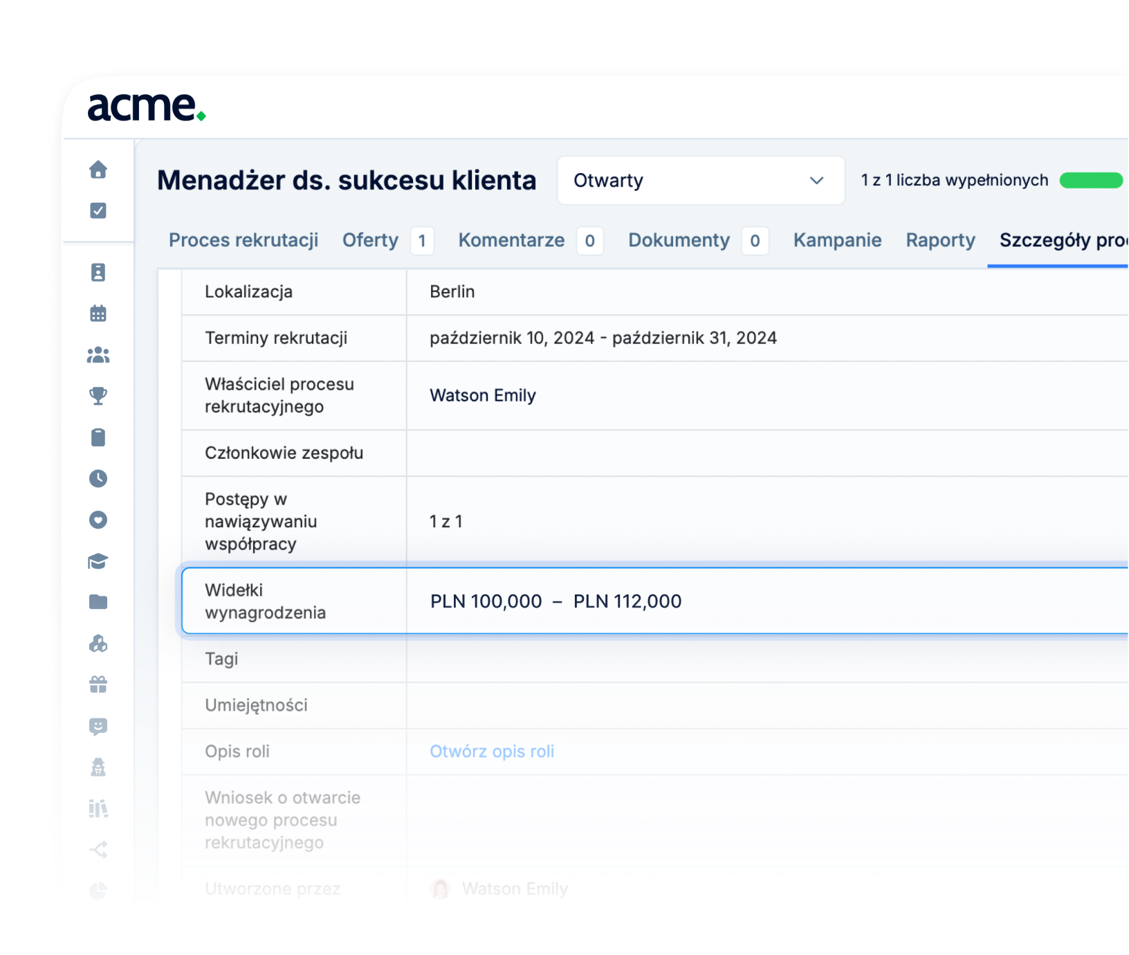 Zgodność na etapie rekrutacji